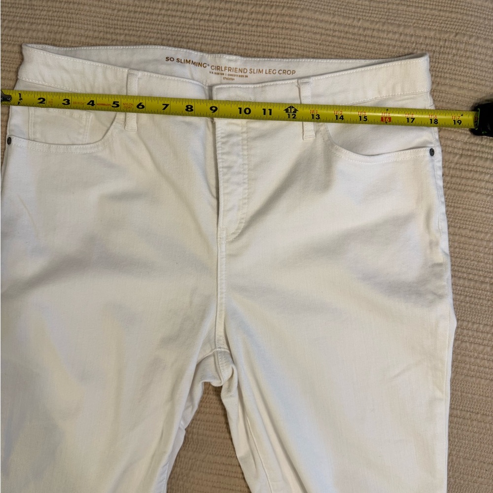 Chico’s White Cropped Jeans - Picture 5 of 5